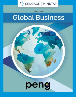 Cover image: MindTap for Peng's Global Business, 1 term Instant Access 5th edition 9780357716441