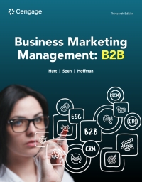 Omslagafbeelding: Business Marketing Management: B2B 13th edition 9780357718230