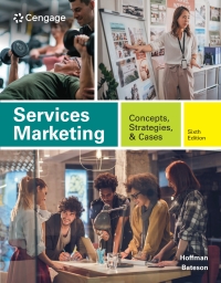 Cover image: Services Marketing: Concepts, Strategies, & Cases 6th edition 9780357718308