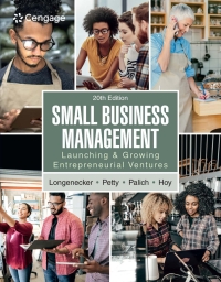 Cover image: Small Business Management: Launching & Growing Entrepreneurial Ventures 20th edition 9780357718803