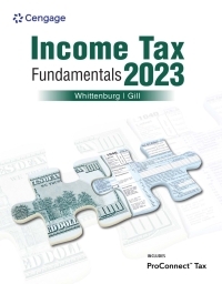 Imagen de portada: Income Tax Fundamentals 2023 41st edition 9780357719527