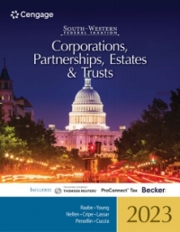 Cover image: CNOWv2 for Raabe/Young/Nellen/Cripe/Lassar/Persellin/Cuccia’s South-Western Federal Taxation 2023: Corporations, Partnerships, Estates and Trusts, 1 term Instant Access 46th edition 9780357720028