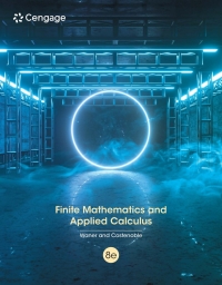 Cover image: Finite Mathematics and Applied Calculus 8th edition 9780357723630
