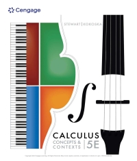 Cover image: Calculus: Concepts and Contexts 5th edition 9780357632499