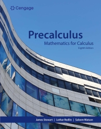Cover image: Precalculus: Mathematics for Calculus 8th edition 9780357753637