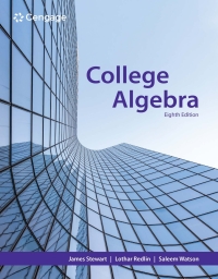 Cover image: College Algebra 8th edition 9780357753651
