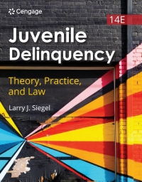 Cover image: Juvenile Delinquency: Theory, Practice, and Law 14th edition 9780357763834