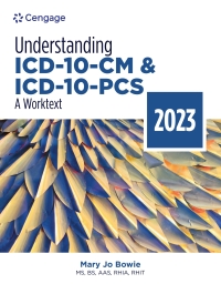 Imagen de portada: Understanding ICD-10-CM and ICD-10-PCS: A Worktext - 2023 Edition 8th edition 9780357764190
