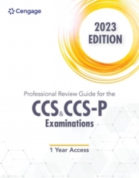 Cover image: MindTap for Professional Review Guide for the CCS and CCS-P Examinations, 2023, 2 terms Instant Access 1st edition 9780357765180