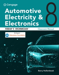 Cover image: Today's Technician: Automotive Electricity and Electronics, Classroom and Shop Manual Pack 8th edition 9780357766385