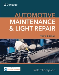 Cover image: Automotive Maintenance & Light Repair 3rd edition 9780357766620
