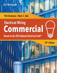 Imagen de portada: Electrical Wiring Commercial 18th edition 9780357767108
