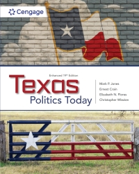 Cover image: Texas Politics Today, Enhanced 19th edition 9780357795866