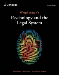 Omslagafbeelding: Wrightsman's Psychology and the Legal System 10th edition 9780357797464