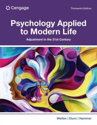 Cover image: Psychology Applied to Modern Life: Adjustment in the 21st Century 13th edition 9780357798010