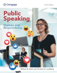 Imagen de portada: Public Speaking: Choices and Responsibility 4th edition 9780357798928