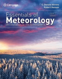 Cover image: Essentials of Meteorology: Invitation to the Atmosphere 9th edition 9780357857557