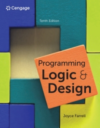 Cover image: Programming Logic & Design 10th edition 9780357880876