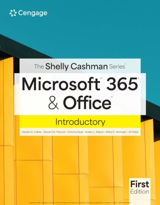 Cover image: The Shelly Cashman Series Microsoft 365 & Office Introductory 1st edition 9780357881408
