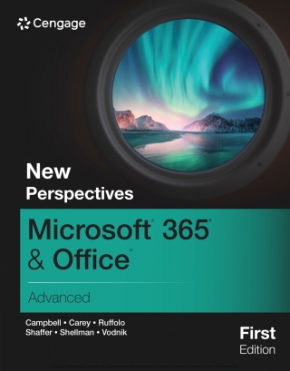 Cover image: New Perspectives Microsoft® 365® & Office® Advanced, First Edition 1st edition 9780357882160