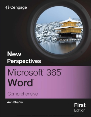 Cover image: New Perspectives Collection, Microsoft 365 & Word Comprehensive 1st edition 9780357882283