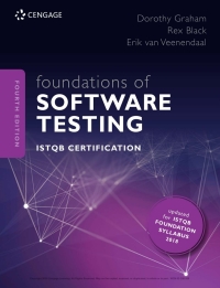 Cover image: Foundations of Software Testing ISTQB Certification 4th edition 9781473764804