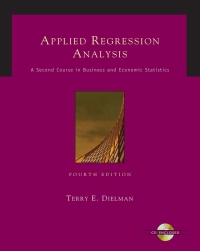 Cover image: Applied Regression Analysis: A Second Course in Business and Economic Statistics 4th edition 9780534465483