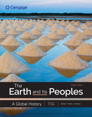 Cover image: The Earth and Its Peoples: A Global History, Volume 1 8th edition 9780357800553