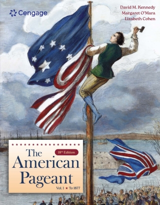 Imagen de portada: The American Pageant, Volume I 18th edition 9780357898871