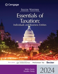 Cover image: South-Western Federal Taxation 2024: Essentials of Taxation: Individuals and Business Entities 27th edition 9780357900796