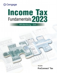 Cover image: CNOWv2 for Whittenburg/Gill's Income Tax Fundamentals 2023, 2 terms Instant Access 41st edition 9780357905333
