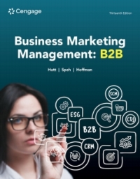 Cover image: MindTap for Hutt/Speh/Hoffman Business Marketing Management B2B, 1 term Instant Access 13th edition 9780357907733