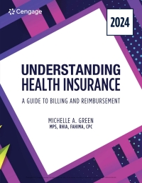 Imagen de portada: Understanding Health Insurance: A Guide to Billing and Reimbursement, 2024 Edition 19th edition 9780357932063