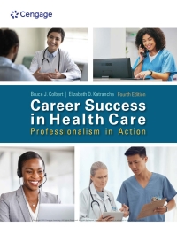 Cover image: Career Success in Health Care: Professionalism in Action 4th edition 9780357936849