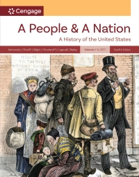 Cover image: A People and a Nation, Volume I: to 1877 12th edition 9780357947937