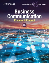 Cover image: Business Communication: Process & Product 11th edition 9780357984109