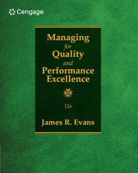 Titelbild: Managing for Quality and Performance Excellence 12th edition 9780357984789