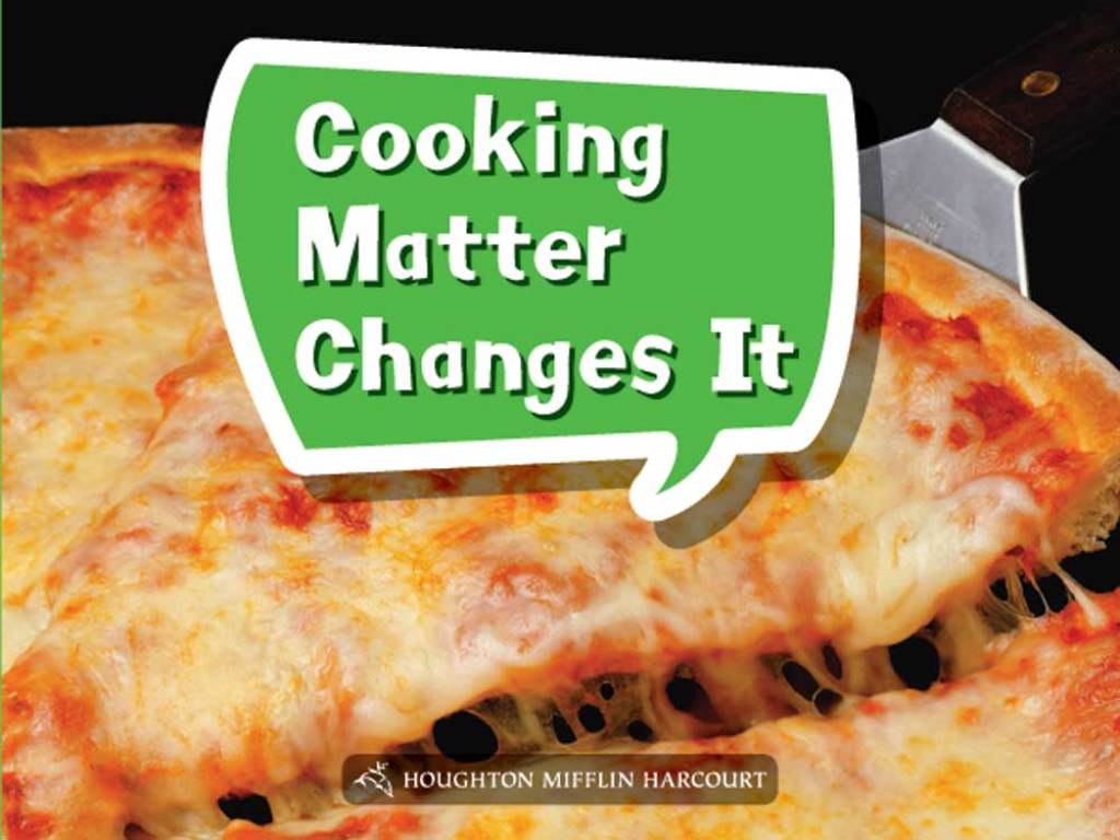 Cooking Matter Changes It 1st Edition