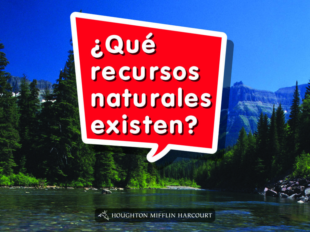 ¿Qué recursos naturales existen? 1st Edition