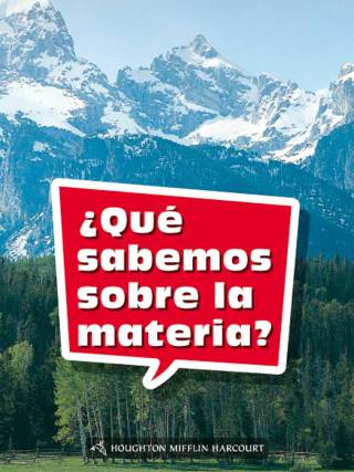 Cover image: ¿Qué sabemos sobre la materia? 1st edition 9780544076129