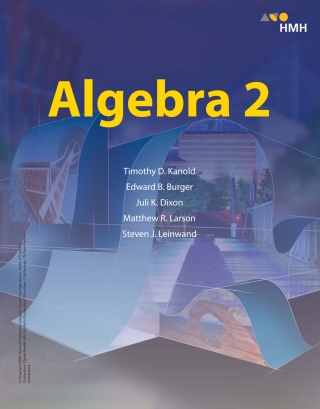 Cover image: HMH Algebra 2 1st edition 9781328900043