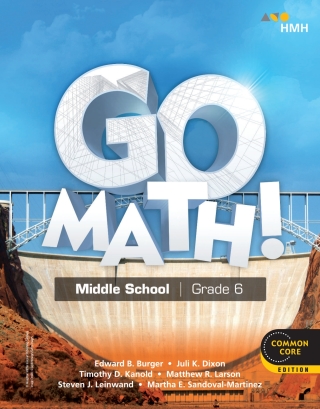 Cover image: Go Math! Student Interactive Worktext Grade 6 1st edition 9781328761057