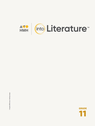 Cover image: HMH Into Literature Grade 11 2nd edition 9780358416371