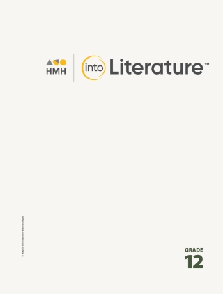 Cover image: HMH Into Literature Grade 12 2nd edition 9780358416388