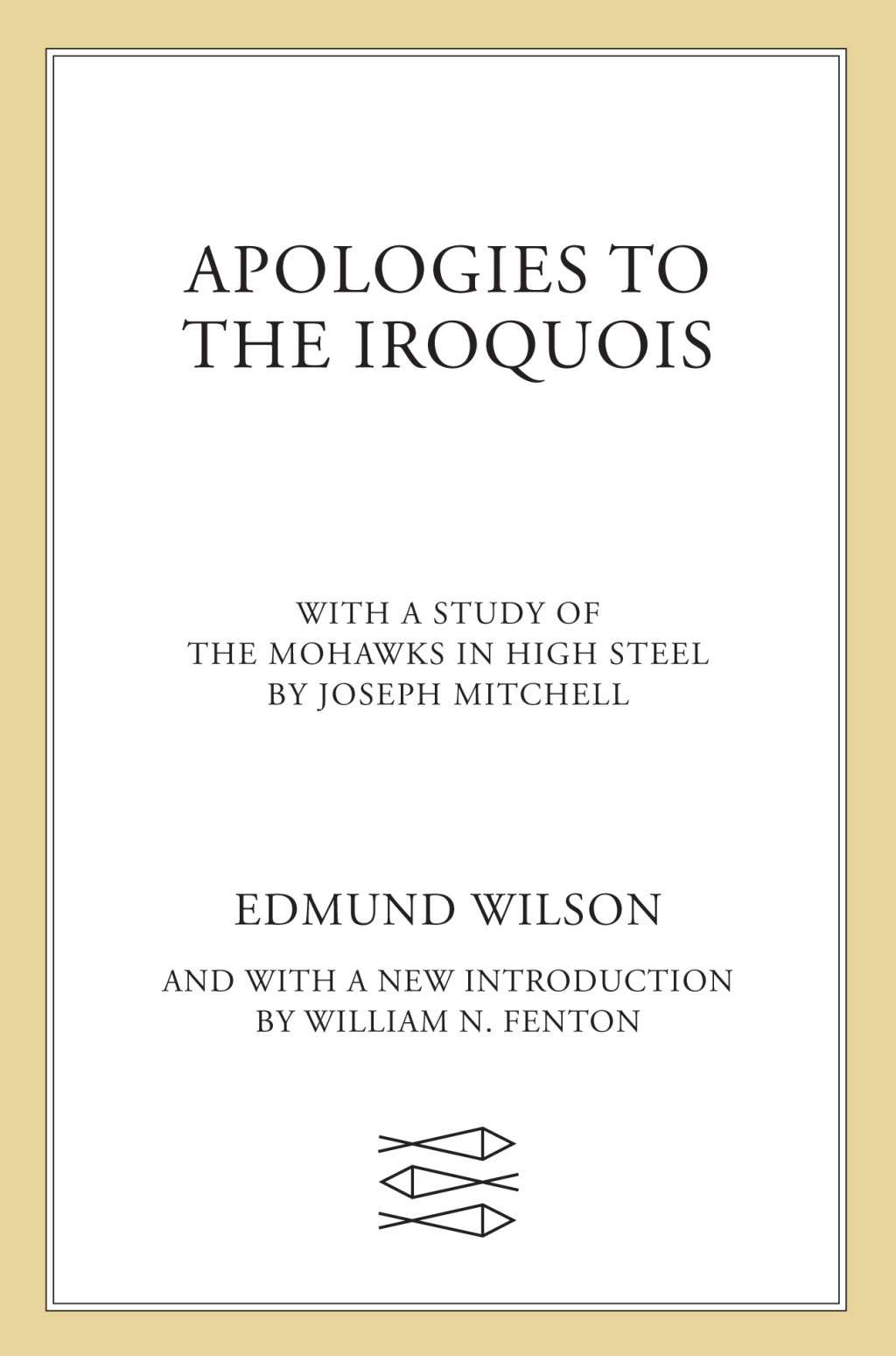 Apologies to the Iroquois