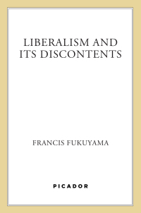 Cover image: Liberalism and Its Discontents 9780374606718