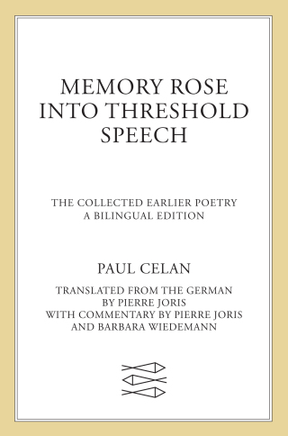 Imagen de portada: Memory Rose into Threshold Speech 9780374298371
