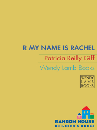 Cover image: R My Name Is Rachel 9780375838897