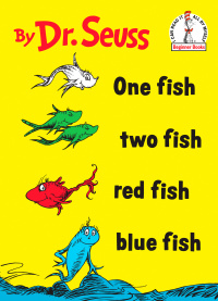 Cover image: One Fish Two Fish Red Fish Blue Fish 9780394800134
