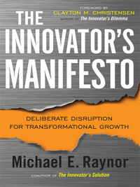 Cover image: The Innovator's Manifesto 9780385531665